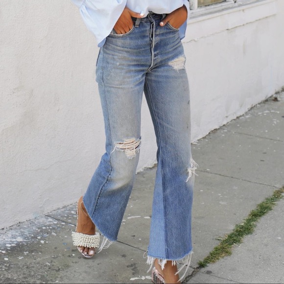 SOLD Sincerely Jules Wide Leg Cropped Jeans - Picture 4 of 10